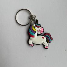 Unique Sparkles - Nøglering - Enhjørning - Hjerte hvid